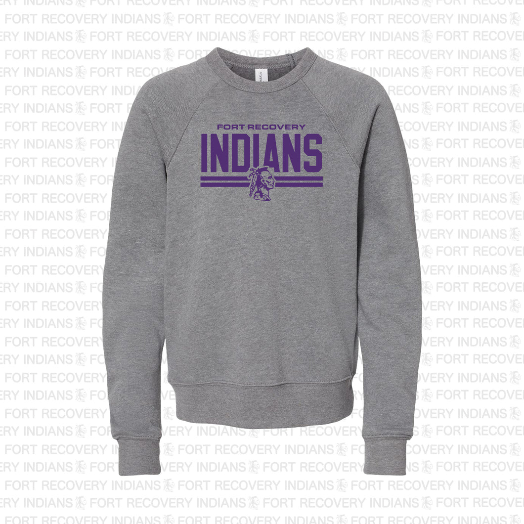 Fort Recovery Indians Toddler & Youth Crewneck Sweatshirt - #2