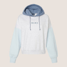 Load image into Gallery viewer, Mama Colorblock Cropped Hooded Sweatshirt