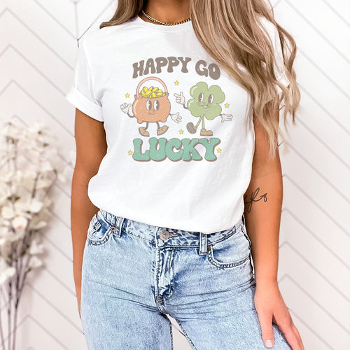 Happy Go Lucky Vintage Tee